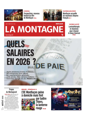 Cover of La Montagne (Montlucon)