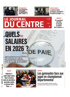 Cover of Le Journal du Centre