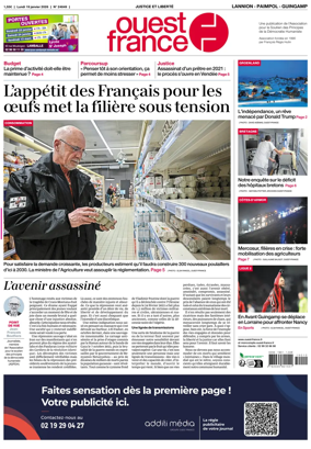 Cover of Ouest-France (Lannion / Paimpol / Guingamp)