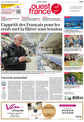 Cover of Ouest France (Orne)