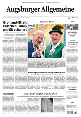 Cover of Augsburger Allgemeine (Ausgabe Stadt)