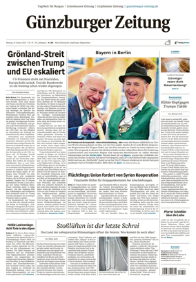 Cover of Guenzburger Zeitung