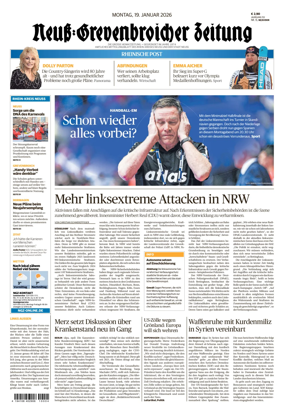 Cover of Neuss-Grevenbroicher Zeitung Neuss