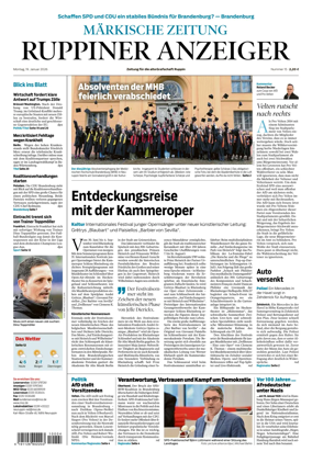 Cover of Ruppiner Anzeiger