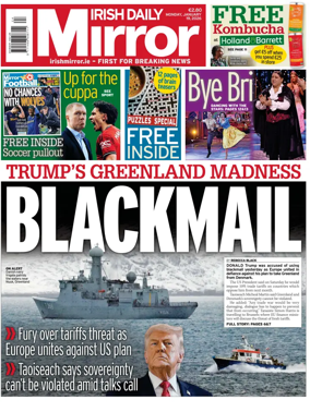 Cover of Irish Daily Mirror