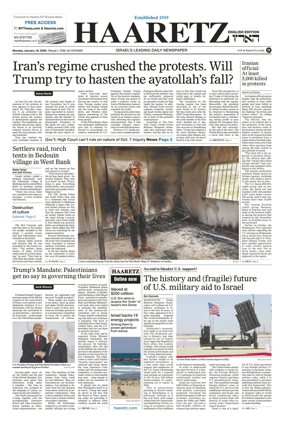 Cover of Haaretz english edition