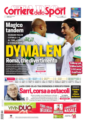 Cover of Corriere dello Sport (Lazio)