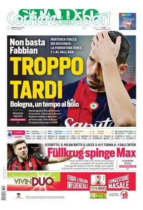 Cover of Corriere dello Sport Stadio (Bologna)