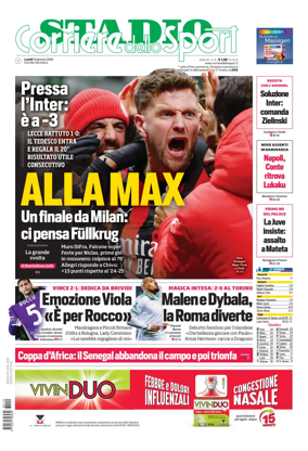 Cover of Corriere dello Sport Stadio (Nazionale)