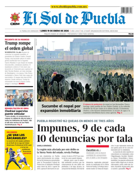 Cover of El Sol de Puebla