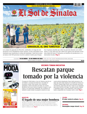 Cover of El Sol de Sinaloa