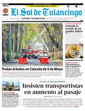 Cover of El Sol de Tulancingo