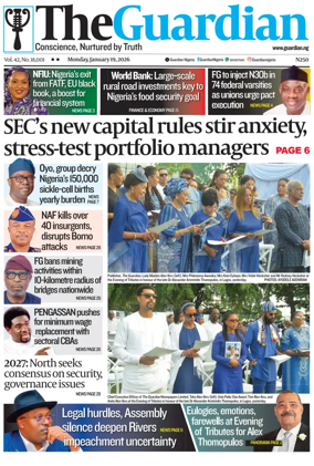 Cover of The Guardian Nigeria