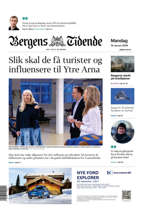 Cover of Bergens Tidende