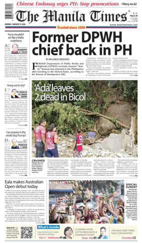 Cover of The Manila Times