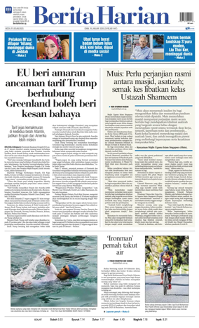 Cover of Berita Harian