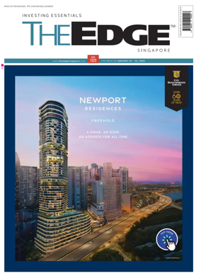 Cover of The Edge Singapore