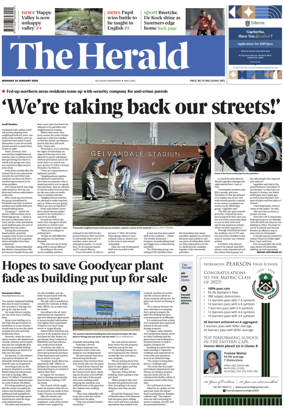 Cover of The Herald (South Africa)