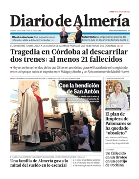 Cover of Diario de Almeria