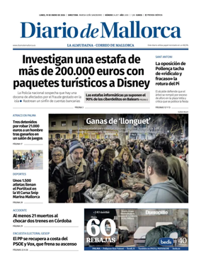 Cover of Diario de Mallorca
