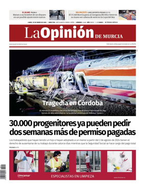 Cover of La Opinion de Murcia