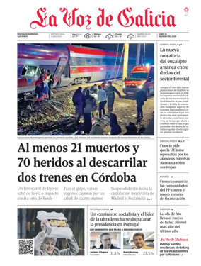 Cover of La Voz de Galicia (Barbanza)