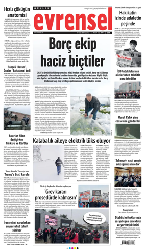 Cover of Evrensel Gazetesi