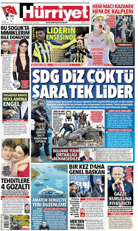 Cover of Hurriyet