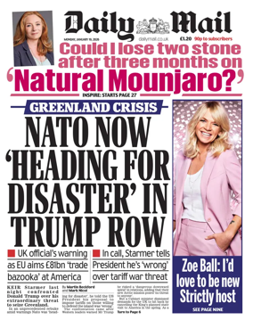 Cover of Daily Mail