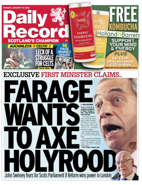 Cover of Daily Record