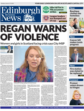 Cover of Edinburgh Evening News