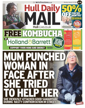 Cover of Hull Daily Mail