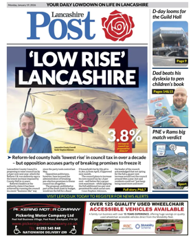 Cover of Lancashire Evening Post