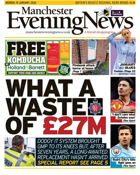 Cover of Manchester Evening News