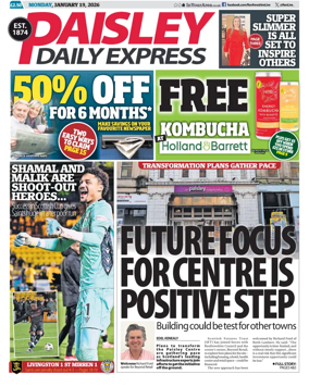 Cover of Paisley Daily Express