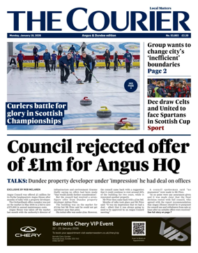 Cover of The Courier & Advertiser (Angus and Dundee)