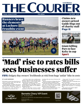 Cover of The Courier & Advertiser (Fife Edition)