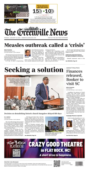 Cover of The Greenville News