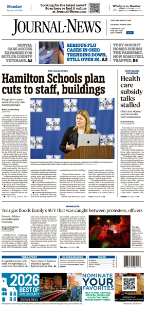 Cover of Hamilton Journal News