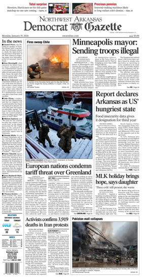 Cover of Northwest Arkansas Democrat-Gazette