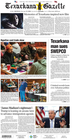 Cover of Texarkana Gazette