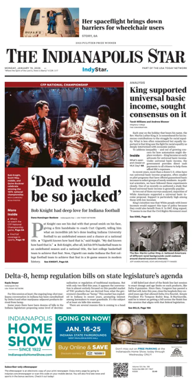 Cover of The Indianapolis Star