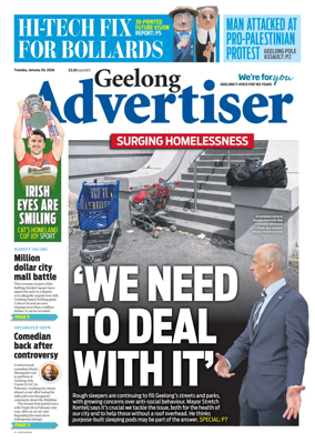 Cover of Geelong Advertiser