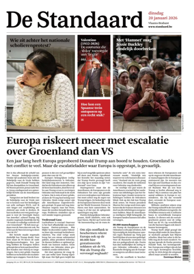 Cover of De Standaard