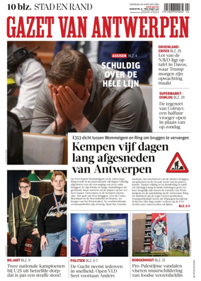 Cover of Gazet van Antwerpen Stad en Rand