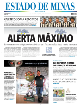 Cover of Estado de Minas (Brazil)