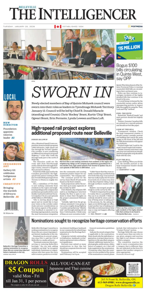 Cover of The Intelligencer (Belleville)