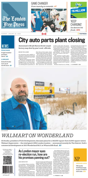 Cover of The London Free Press