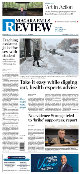 Cover of The Niagara Falls Review