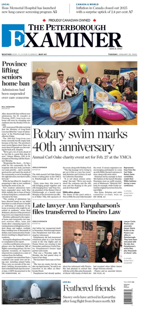 Cover of The Peterborough Examiner